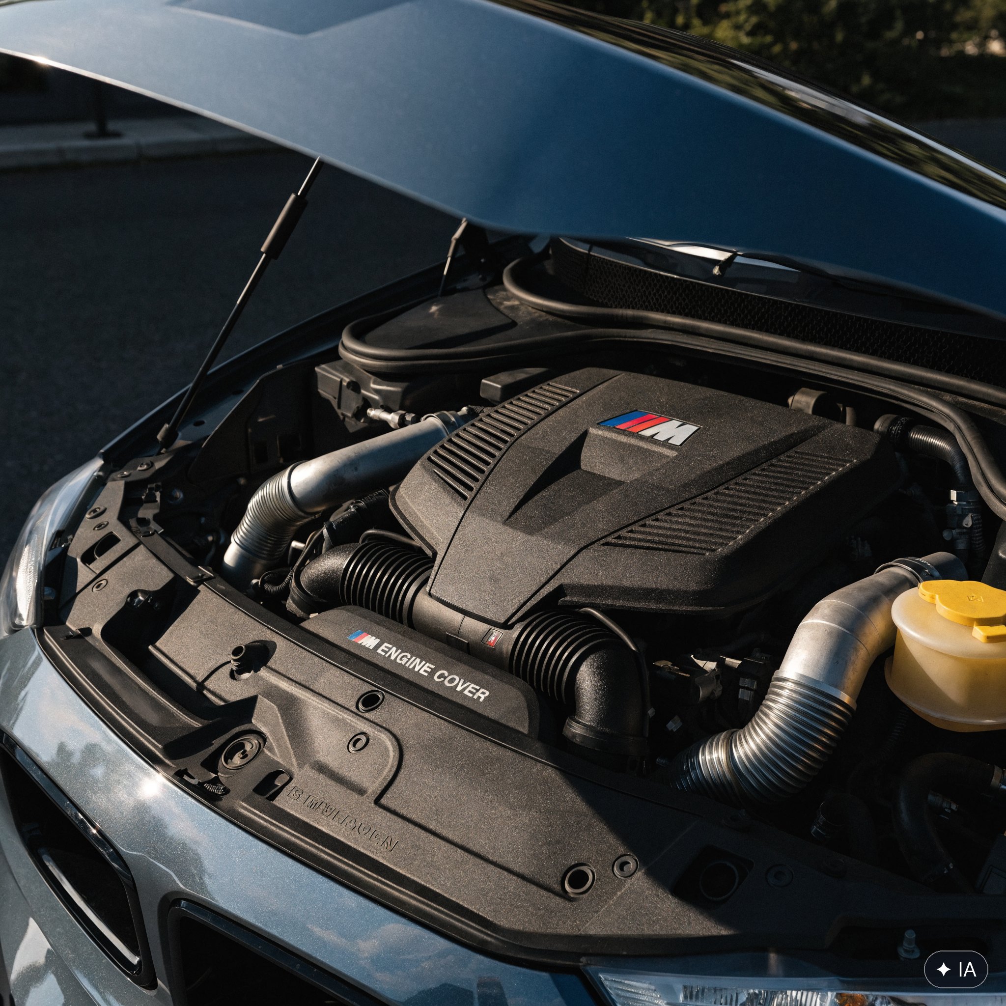 Compartiment moteur BMW M2 : six-en-ligne turbo